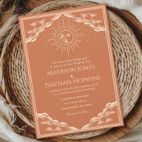 Terracotta soleil et lune Tarot Mariage gothique