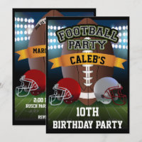 Terrain de Football & Casques d'Équipe Fête d'Anni