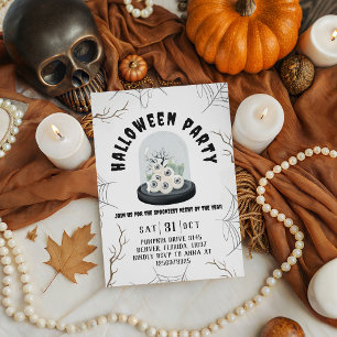 Invitation Terrarium de la cloche des yeux de fête d'Hallowee