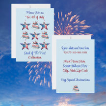 Invitation "Terre de la liberté" du 4 juillet