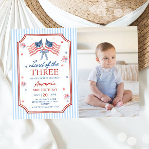 Invitation Terre des Trois 4 juillet Patriotique 3e anniversa