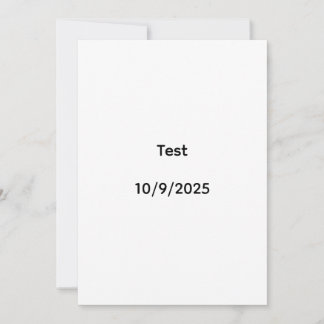 Invitation Test 9 octobre 2025