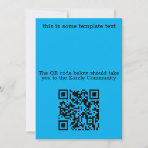 Invitation Test de code QR