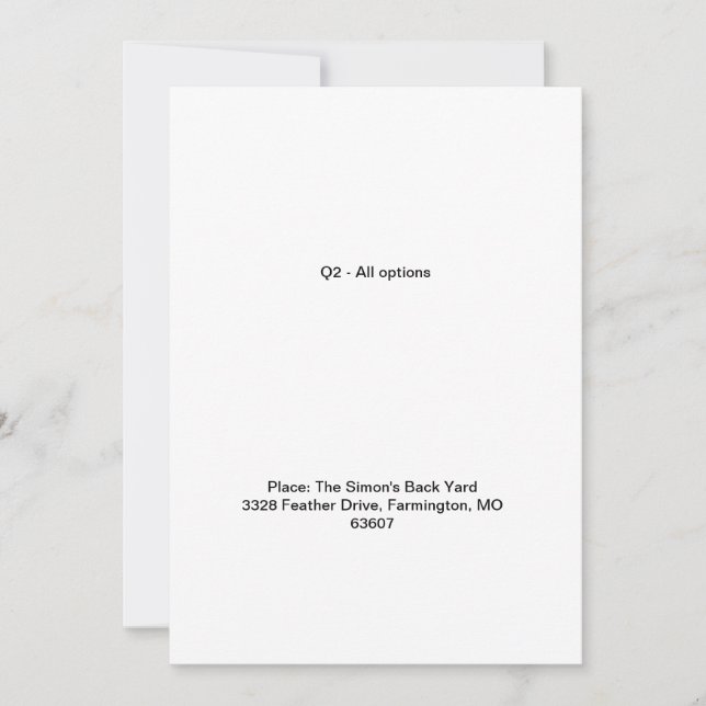 Invitation Tester toutes les options du 2e trimestre (Devant)