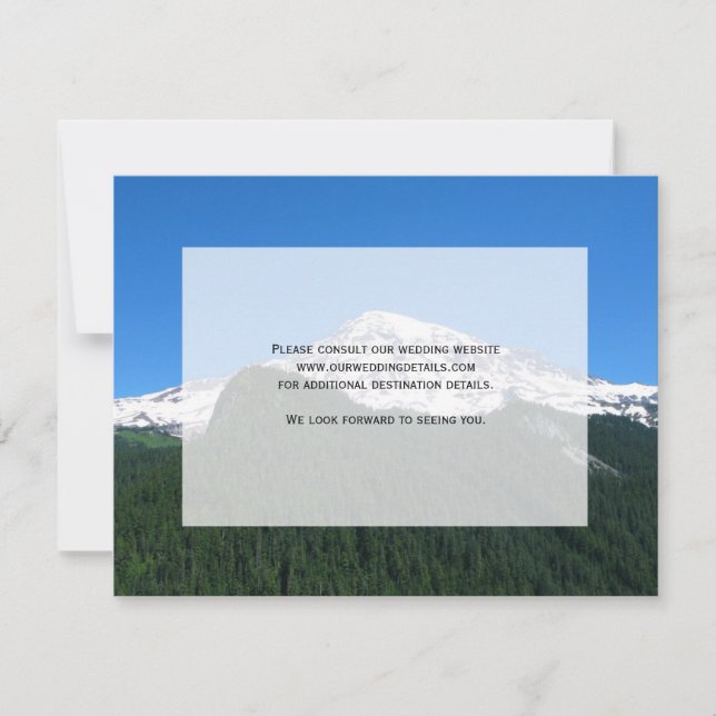 Invitation Texte Personnalisé (Devant)