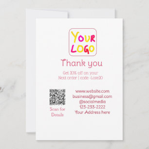 Invitation texte simple minimal ajoutez votre logo/dessin ici