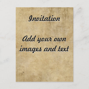 Invitation Texture de parchemin
