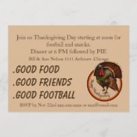 Thanksgiving classique Turquie de bons amis de