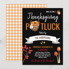 Invitation Thanksgiving Potluck