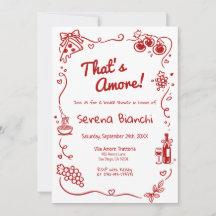 That's Amore Italian Doodle enterrement de vie de