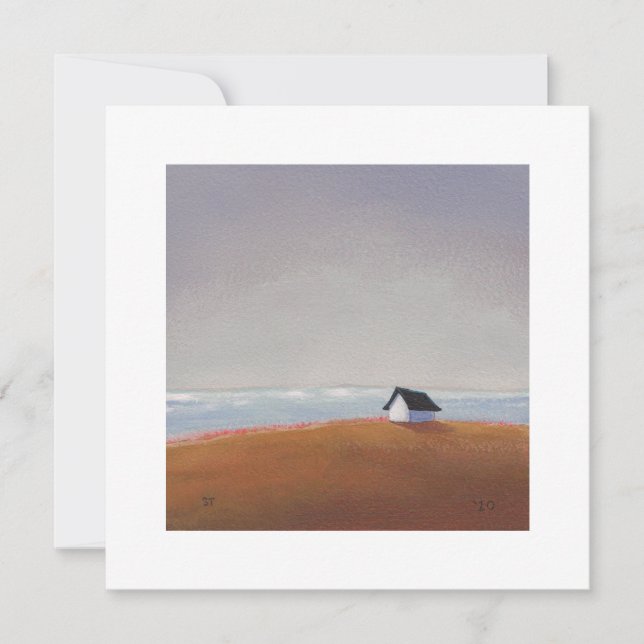 Invitation The Beach House - jolie PERSONNALISER d'art person (Devant)
