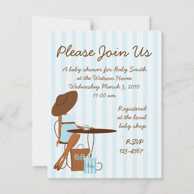Invitation Thé bébé (Devant)