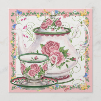 Invitation Thé / Café Élégant - SRF