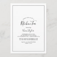 Thé de cuisine minimaliste