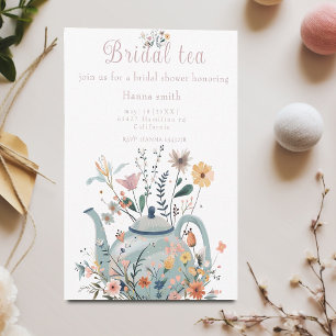 Invitation thé fête nuptiale