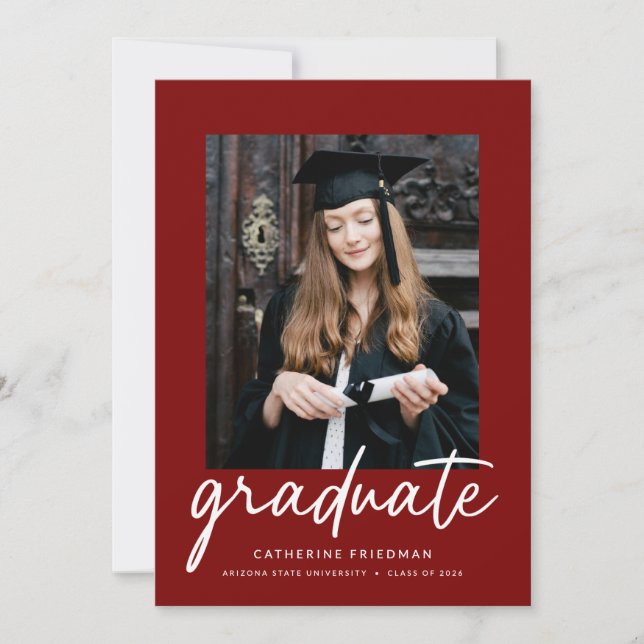 Invitation The Graduate Announcement (Devant)