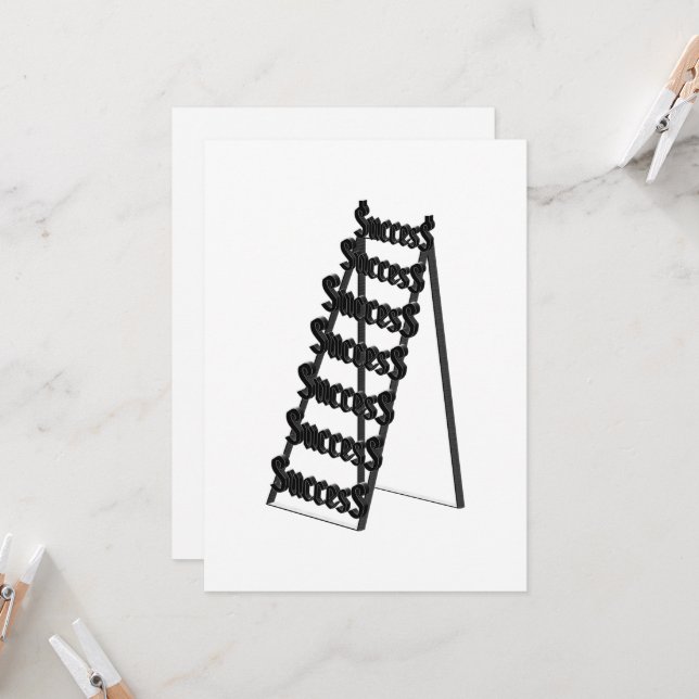 Invitation The Ladder of Success (Devant/Arrière en situation)