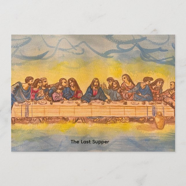 Invitation The Last Supper- Artwork (Devant)
