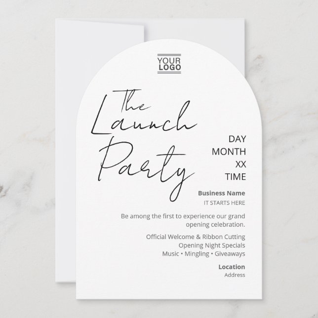 Invitation The Launch Party (Devant)