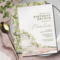 Thé mignon + Jardin Floral | Élégant Brunch d'anni