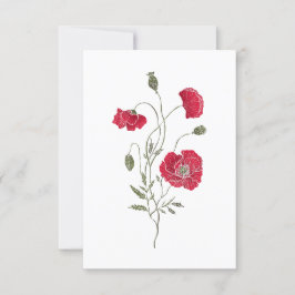 Invitation The Red Poppie