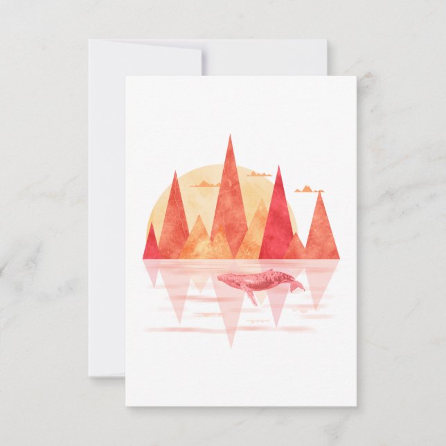 Invitation The Red Whale Mountains (Devant)