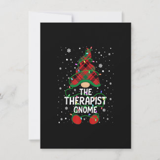 Invitation The Therapist Gnome Family Matching Group Xmas Lig
