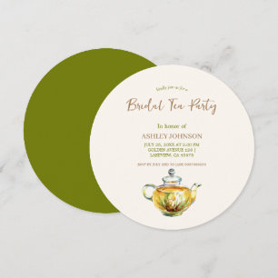 Invitation Théâtre de mariage charmant à la camomille