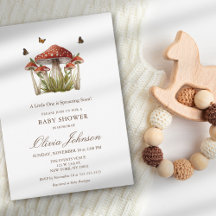 Thème de Baby Shower Minimaliste Marron Bordeaux C