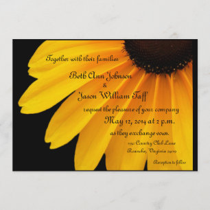 Invitation Thème de Black Eyed Susans