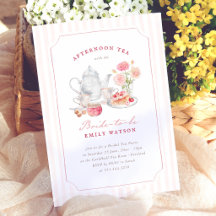 Thème de fête de fiançailles : Tea Party dans un j