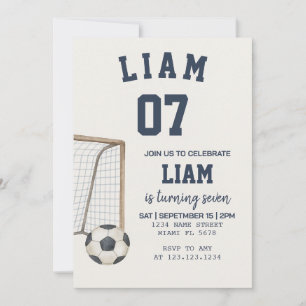 Invitation Thème de football modifiable Imprimer