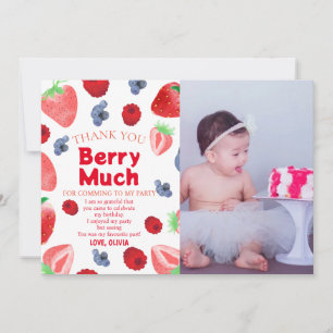 Invitation Thème de fruit pour 1er anniversaire