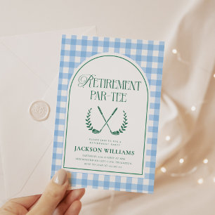 Invitation Thème de golf Par-Tee pour la retraite