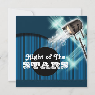 Invitation Thème de Hollywood la partie de "que n'importe