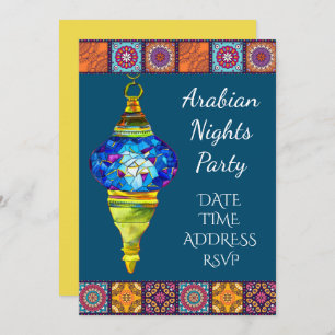 Invitation Thème de la fête des Lanternes des Nuits Arabes