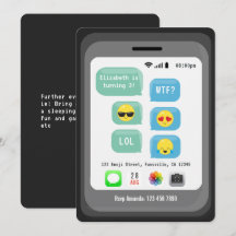 Thème Emoji Fête d'anniversaire