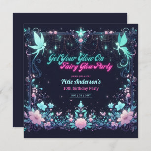 Invitation Thème Fairy Fairy Party - Fairytale After Dark