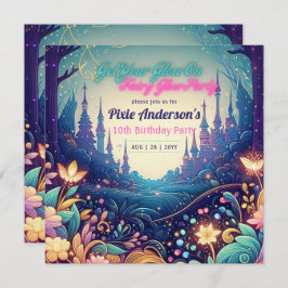 Invitation Thème Fairy Fairy Party Fairytale Enchanted Forest