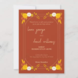 Invitation Thème Mariage classique