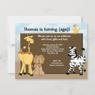 Invitation Thème Tundra