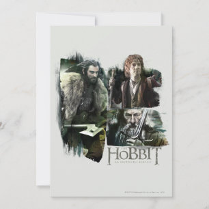 Invitation THORIN OAKENSHIELD™, BILBO BAGGINS™, & Gandalf Art