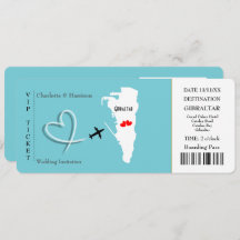 Ticket Pass Mariage Destination Gibraltar
