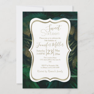 Invitation Tigre se cachant dans le feuillage