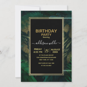 Invitation Tigre se cachant dans le feuillage