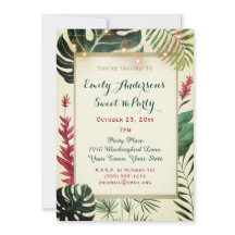 Tiki tropical aux lumières Douce 16 Anniversaire