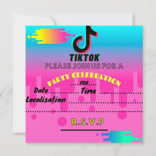 Invitation tiktok