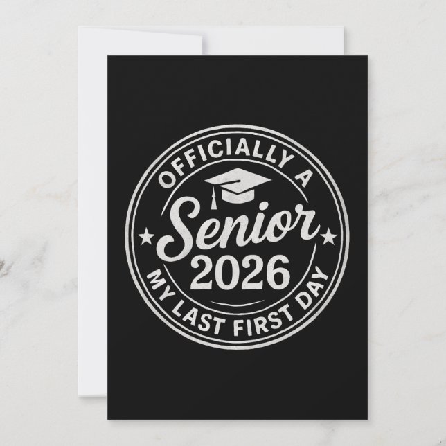 Invitation Timbre du premier jour Senior 2026 (Devant)