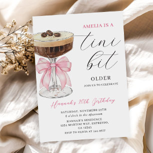 Invitation Tini Bit Ancien Chic Espresso Martini