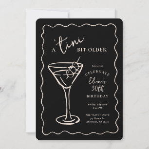 Invitation Tini Bit Anniversaire 30e fête d'anniversaire